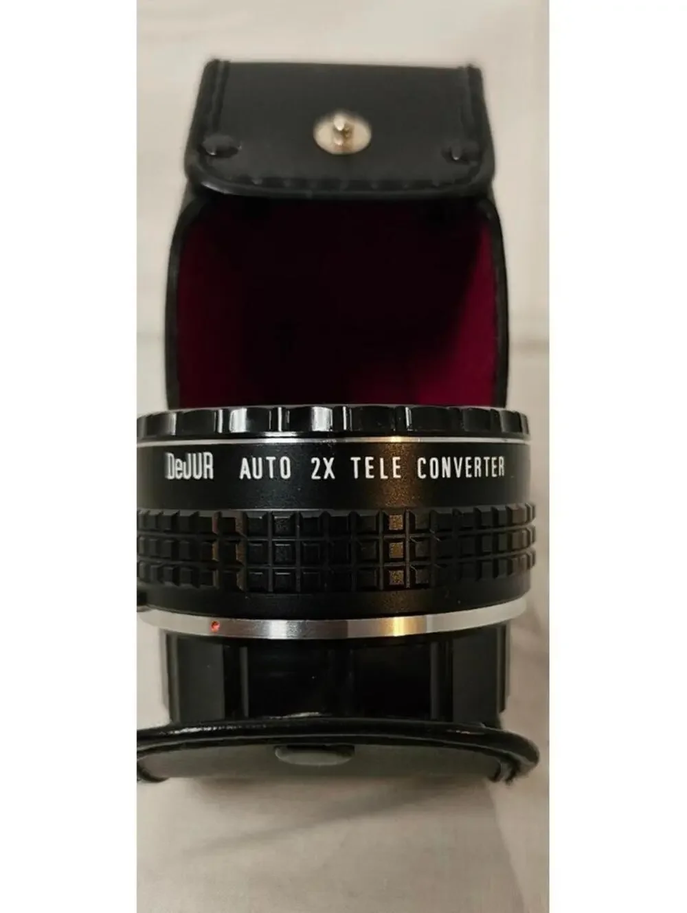 DeJur Converter 2x Automatic Tele for Olympus OM W/ Case